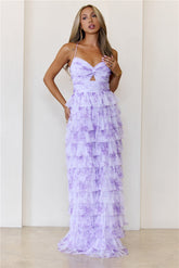Elegant Whisper Maxi Dress Lilac