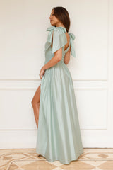 Eyes Of A Goddess Maxi Dress Sage