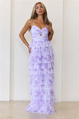 Elegant Whisper Maxi Dress Lilac