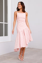 Delicacies Midi Dress Pink