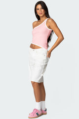 Asymmetric Contrast Top