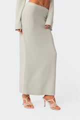 Celeste Low Rise Strap Maxi Skirt