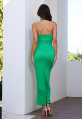 At The Resort Midi Dress Green